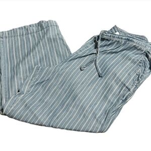 Zac And Rachel Blue/White Pants 100% Lycocell Sz XL